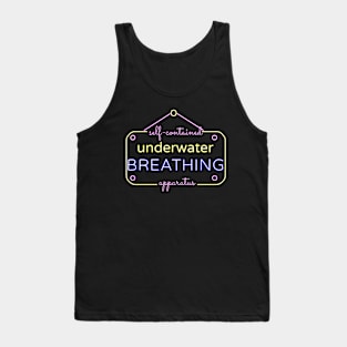 T-shirt for divers: self-contained breathing apparatus Tank Top